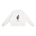 Blessed Lil Cowpoke Mock-Neck Crew Sweatshirt