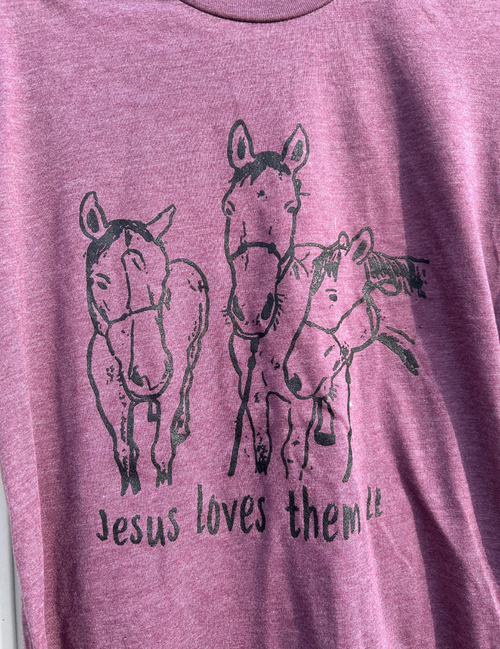 Jesus Loves Them all short sleeve shirts